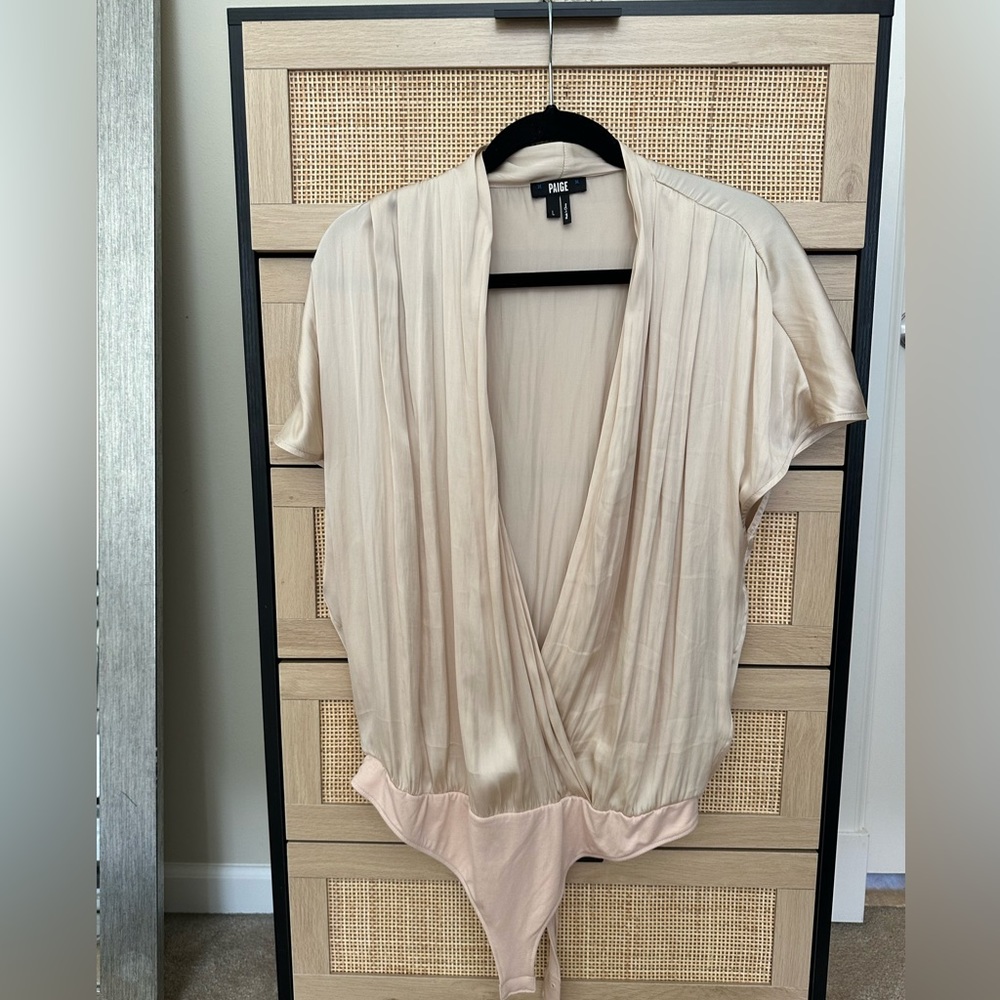 PAIGE Dijon bodysuit Large - BRAND NEW NEVER WORN!